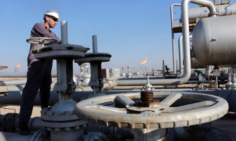 The price of oil is falling.