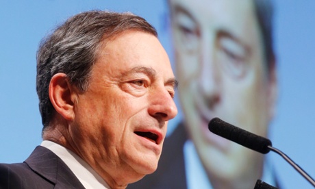 The President of the European Central Bank Mario Draghi.