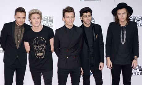 Liam Payne, Niall Horan, Louis Tomlinson, Zayn Malik and Harry Styles of One Direction American Music Awards, Arrivals, Los Angeles, America 