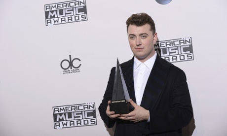 Sam Smith at the AMAs in LA 
