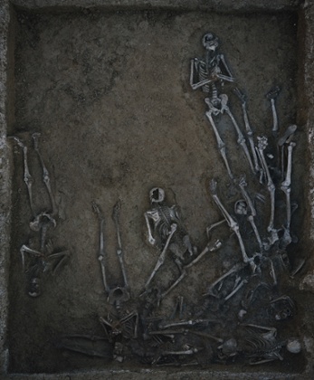 Patio civil, cementero San Rafael, Malaga, 2009.