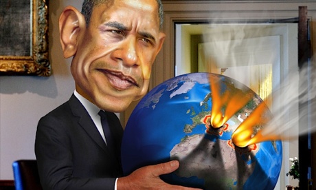 obama middle east illusration