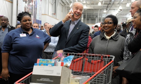Joe Biden at Costco