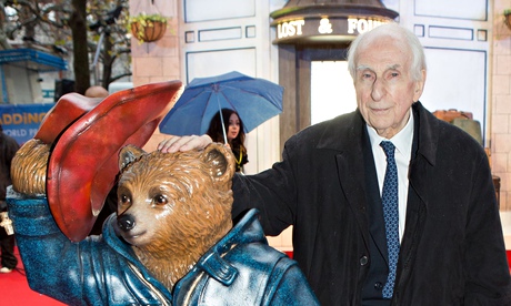 Paddington Bear creator Michael Bond attending the world premiere of Paddington at the Leicester Squ