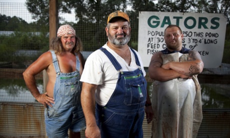 Swamp People: let's wrestle.