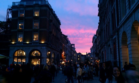 Covent Garden in central London. Photograph: Paul Owen