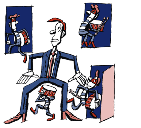 Tim Dowling: drummed out