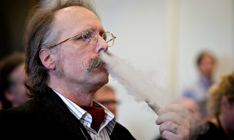 Someone enjoying a good vape