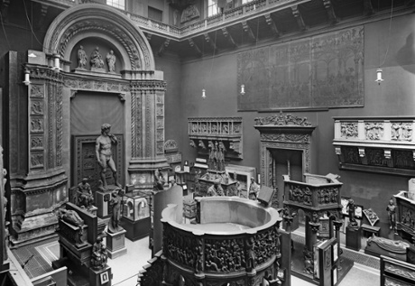 A cast court gallery at the V&A as it was in 1920.