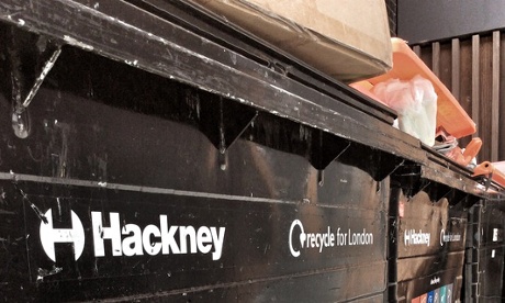 Hackney Council Recycling bins