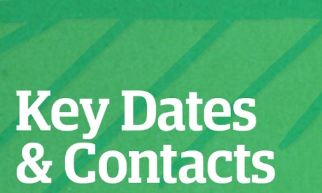 Key dates and contacts