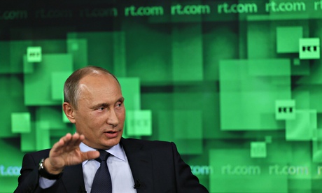 Russian President Putin at Russia Today