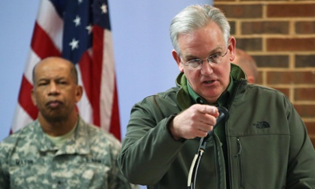 Missouri Gov. Jay Nixon speaks during a news conference at the University of Missouri - St. Louis on November 25, 2014 in St. Louis, Missouri.