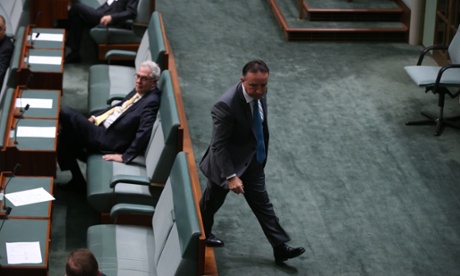 The Liberal member for Bass Andrew Nickolic is evicted from the chamber.