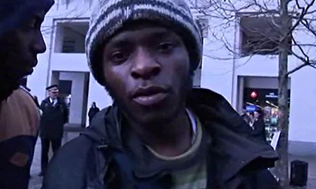 Video still of Michael Adebowale