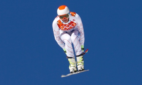 Ski jump adrenaline rush