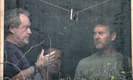 Ridley Scott on set in 2007.