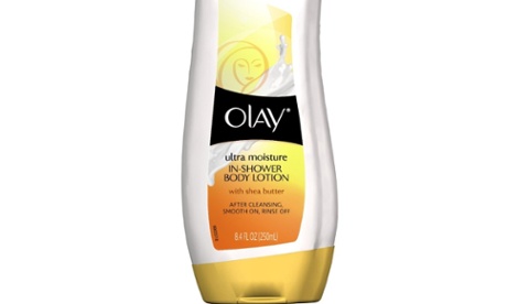 Olay In-Shower body lotion.