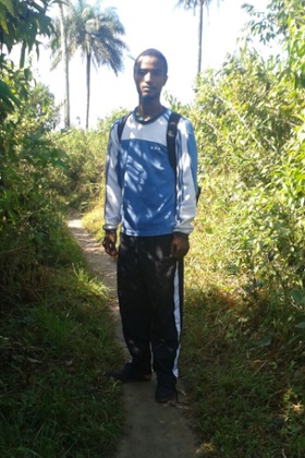 Issac, an Ebola community volunteer in Sierra Leone