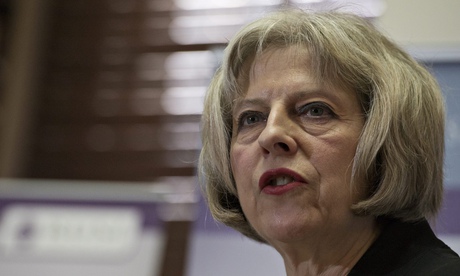 British Home Secreatry Theresa May announces new counter terrorism law
