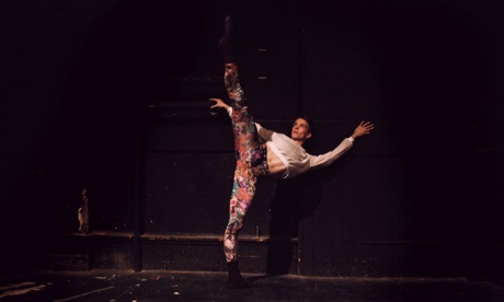 A dancer in Ryan McNamara's ballet MEEM. 