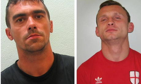 Mariusz Tomaszewski (left) and Dawid Tychon admit burglary during which a university lecturer was savagely beaten.