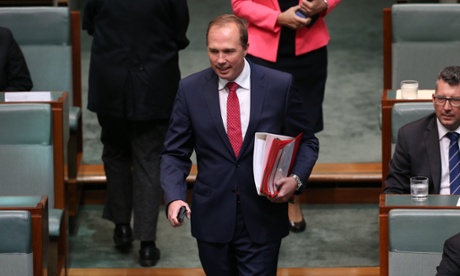 Health Minister Peter Dutton, the co-payment negotiator.