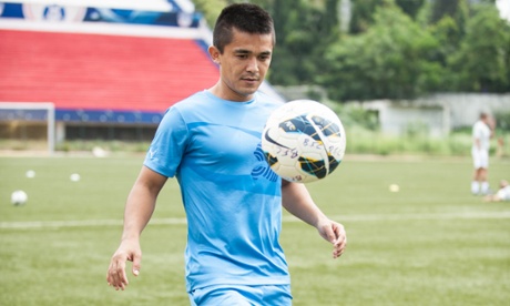 Sunil Chhetri, captain of India and Bengaluru FC