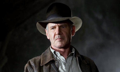 H-Ford pretending that aliens are cool.