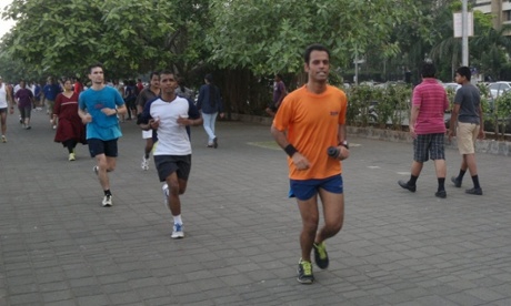 Runners in Mumbai