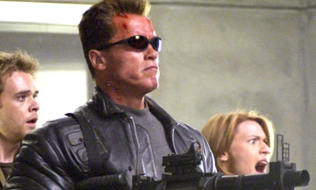 He said he'd be back, I suppose.