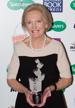 Mary Berry with award