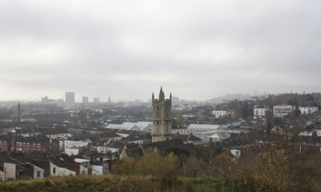 Skyline from the mound