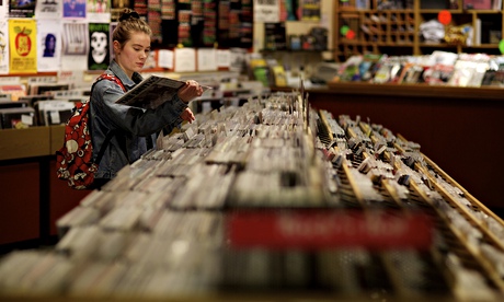 A record shop in Leeds