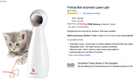 Amazon screengrab on Black Friday