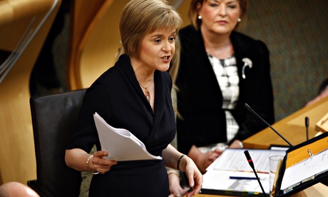 Scotland's first minister Nicola Sturgeon