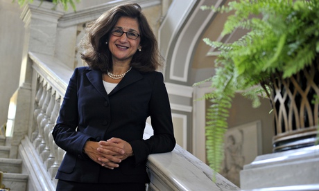 IMF deputy managing director Shafik is pictured during the Ambrosetti workshop in Cernobbio