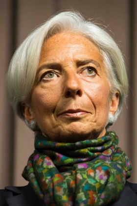 International Monetary Fund Managing Director Christine Lagarde.