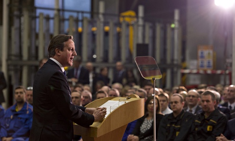 ***BESTPIX*** Prime Minister David Cameron Delivers A Speech On Immigration