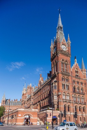 St Pancras station.