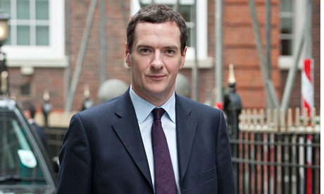 George Osborne leaving a cabinet meeting in Septmber.