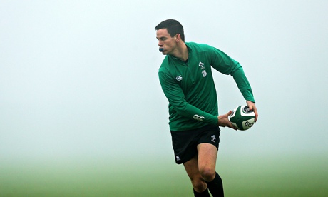 Ireland's fly-half Jonathan Sexton during training. He masterminded a brilliant Irish autumn