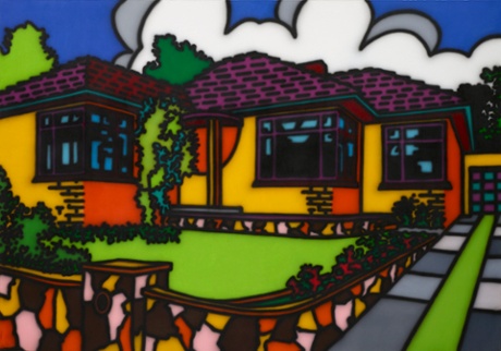 Pop to Popism: Howard Arkley's Triple fronted (1987)
