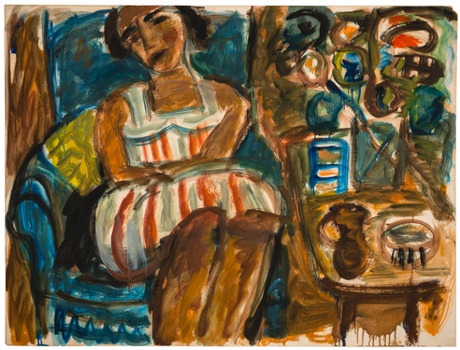 Margaret Tuckson painted by Tony Tuckson, (c 1950-3)