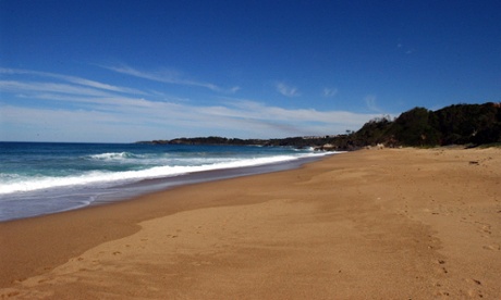 A beach in Coffs Harbour