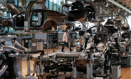 The Glaeserne Manufaktur (transparent factory) where Germany's car maker Volkswagen AG assemble the luxury model Phaeton, in Dresden May 14, 2013.