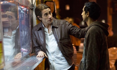 Jake Gyllenhaal and Riz Ahmed in Nightcrawler.