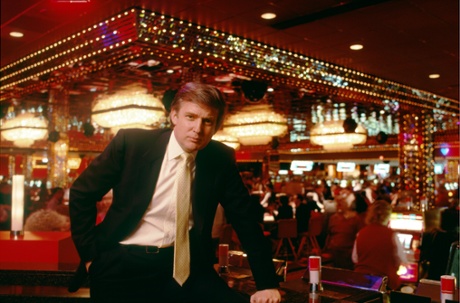 Donald Trump at the Trump Taj Mahal in 1988.