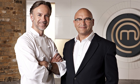 Marcus Wareing and Gregg Wallace in MasterChef: The Professionals. Photograph: 