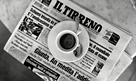 Morning coffee Italian espresso